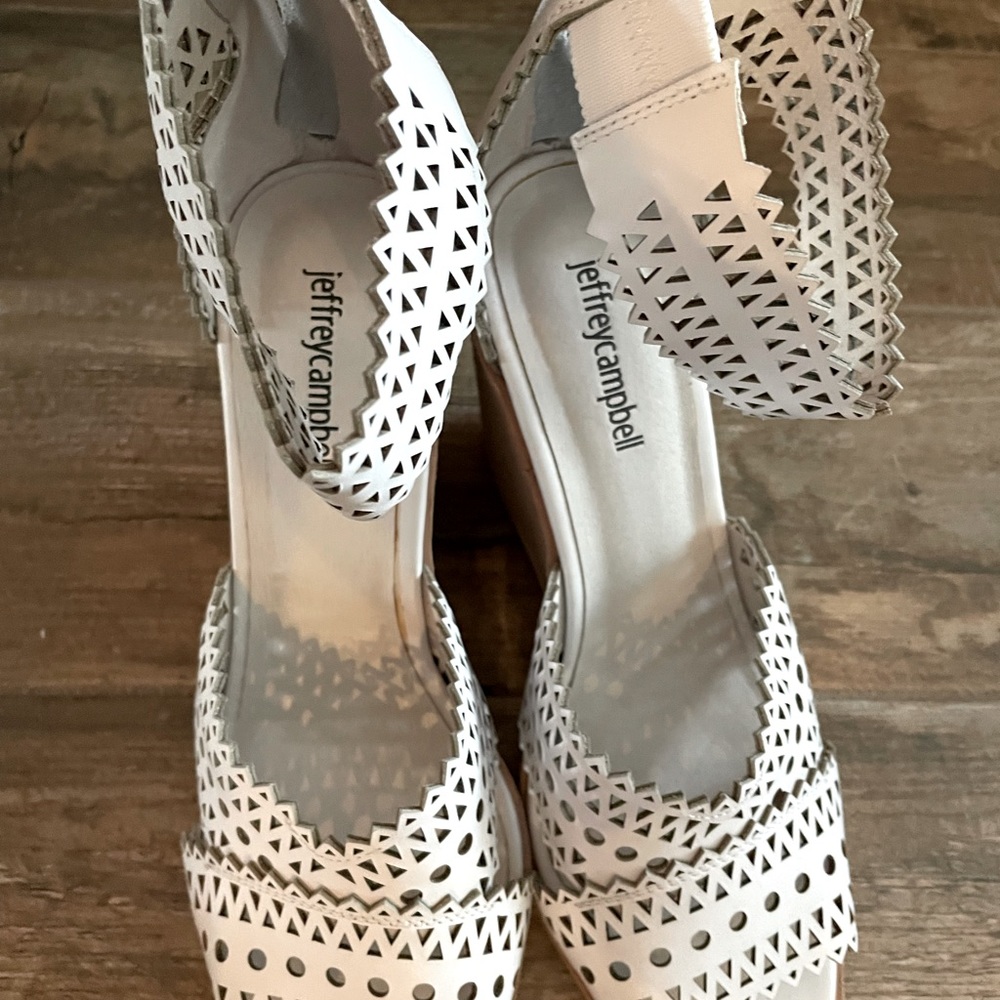Jeffrey Campbell White Wedges
